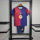 Kids Barcelona Home Kit 24/25 Football Jersey My Store