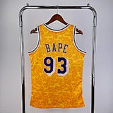 BAPE×M&N Joint Jersey: Lakers Ape Head - PalmSportss