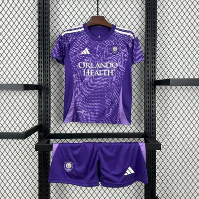 kids orlando city jersey 25/26 home football kit soccer jersey