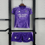 kids orlando city jersey 25/26 home football kit soccer jersey - PalmSportss