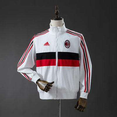 AC Milan Windbreaker 2025/26 White Football Kit