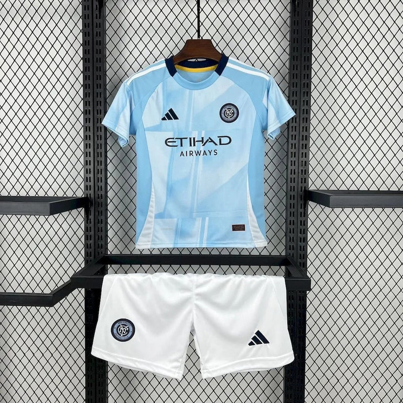 kids new york city jersey 25/26 home football kit soccer jersey