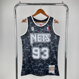 BAPE×M&N joint jersey: Nets black - PalmSportss