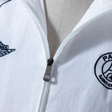 PSG Windbreaker 2025/26 White Football Kit - PalmSportss
