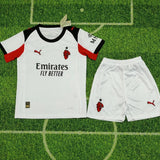 kids ac milan jersey 25/26 away football kit soccer jersey - PalmSportss