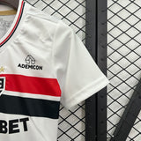 kids sao paulo home jersey 25/26 home football kit soccer jersey - PalmSportss