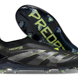 Predator Elite Laceless FG Black/Green
